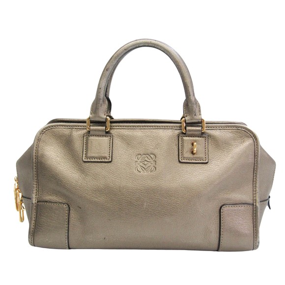 Loewe Amazona Brown Leather handbag - Picture 1 of 10